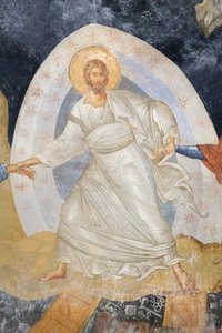 Anastasis-Fresko (Detail), Kirche des Heiligen Erlösers in Chora, Parekklesion