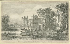 Drayton Bassett - "Drayton Manor": Holzschnitt, nd [?19. Jh.] von Unbekannt