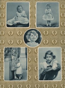 Elizabeth II. und Prinzessin Margaret als Kinder von Unbekannter Künstler