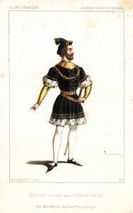 Englischer Bariton Paul-Bernard Barroilhet als der König in L