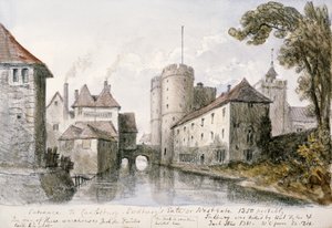 Eingang nach Canterbury von William Crotch von Unbekannter Künstler