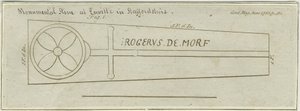 Enville Kirche - Monumentalstein: Radierung, undatiert [ca. 1783] von Unbekannt