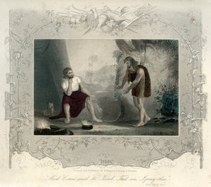 Esau bittet Jakob um Essen - Bibel