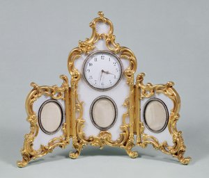 Fabergé Louis XV Stil Tischuhr