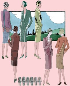 Mode: leichte Mäntel im Frühling 1928