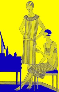 Mode: Unterwäsche im Frühling 1928 von Unbekannter Künstler