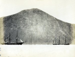 Fast vom Eisberg, unter Kap Prescott, Franklin Pierce Bay, Kanada von Unbekannter Künstler