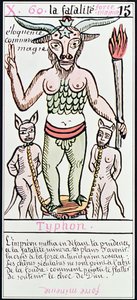 Schicksal, Tarotkarte, Französisch von Unbekannt