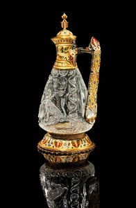 Fatimiden-Kanne, Ägypten, 975-1025, montiert von Jean-Valentin Morel, Sevres, 1854