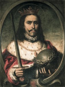 Ferdinand III., Heiliger Ferdinand von Kastilien, König von Kastilien und León (Öl auf Leinwand)