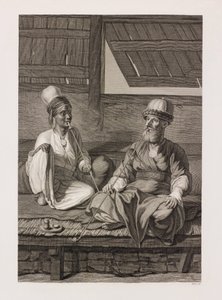 Figuren von Abessinien und Konstantinopel