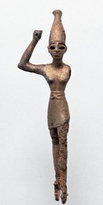 Figur des Gottes Baal, Megiddo, 1300-1200 v. Chr.