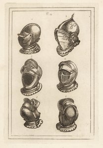 Flämische Helme aus der Waffenkammer in Breda von Unbekannt