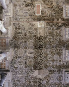 Boden der frühchristlichen Basilika von Aquileia, Udine
