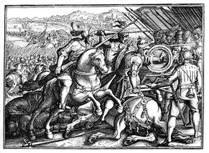 Franz I. von Frankreich gefangen genommen