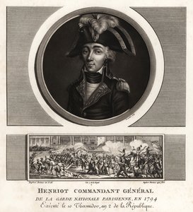 Francois Henriot, Jakobinerführer, Generalleutnant der Pariser Nationalgarde, hingerichtet 1794