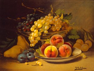 Französisches Stillleben des 19. Jahrhunderts. Künstler unbekannt, ca. 1870 von Unbekannter Künstler