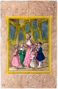Frontispiz von "Abecedaire du musee des petits enfans ou Choix de sujets representant des qualites a imiter et des defauts a eviter".1830 (Druck) von Unbekannt