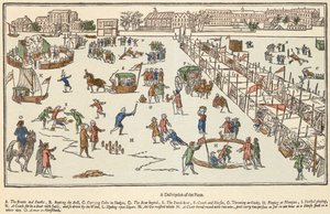 Frostmesse auf der Themse