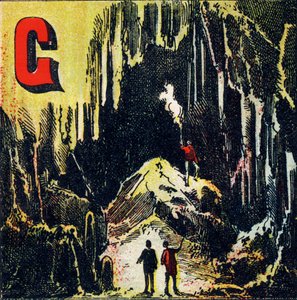 G: Grotte. Eine Art natürliche Höhle - Gravur aus Alphabet geographique. Guerin-Muller et Cie, Verleger, Paris von Unbekannt