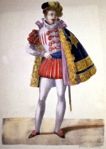Garcia als Don Juan in Mozarts Oper, ca. 1840-1850 (Lithografie)