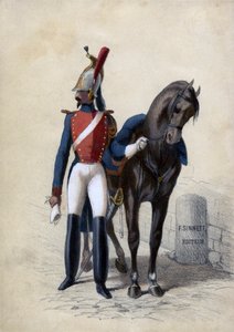 Garde de Paris mit seinem Pferd