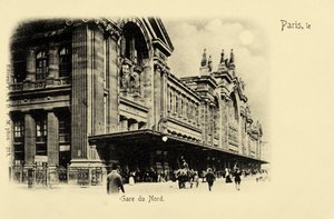 Gare du Nord, Paris, ca. 1900 von Unbekannter Künstler