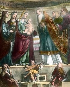 Goethe reist nach Venedig, hier das Gemälde der Heiligen Maria, die Jesus im Tempel zeigt, von Carpaccio von Unbekannter Künstler
