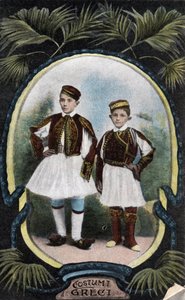 Griechenland: Griechische Kinderkostüme - Postkarte 1914-1918 von Unbekannt