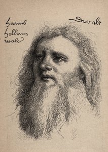 Hans Holbein der Ältere 1460-1524 - Selbstporträt von Unbekannt