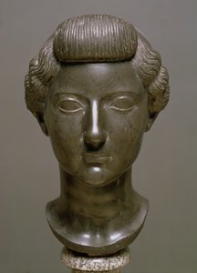 Kopf von Livia Drusilla (56 v. Chr.-29 n. Chr.) römisch, ca. 30 v. Chr. (Basalt)