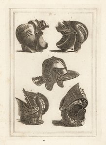 Helm von John de Courcy, Earl of Ulster, Oliver Cromwells Kopfbedeckung, Turnierhelm von Unbekannt