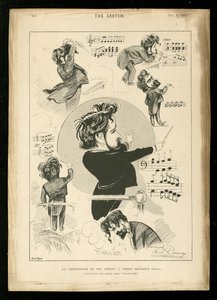 Henry Wood Karikatur von Unbekannt