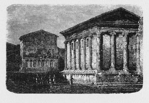 Geschichte des antiken Rom. Der Tempel des Portunus ist ein antikes Gebäude in Rom, Italien, der Haupttempel, der dem Gott Portunus in der Stadt gewidmet ist.