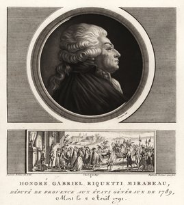 Honore Gabriel Riquetti, Graf von Mirabeau