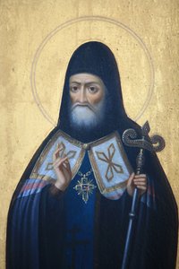 Ikone in der Aghios Andreas Klosterkirche auf dem Berg Athos Griechenland von Unbekannt