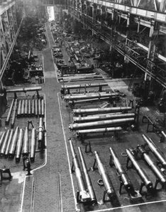 Innenansicht 5 Shop, Elswick Works, Newcastle upon Tyne von Unbekannter Künstler