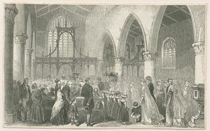 Innenraum der Trentham Kirche von Unbekannt