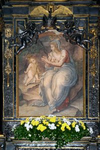 Innenraum der Madonna della Ghiara, Reggio Emilia, Emilia-Romagna, Italien