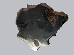 Eisenmeteorit (IAB). Gefunden in Canyon Diablo (USA) 1891. Nationalmuseum für Naturgeschichte, Paris von Unbekannt