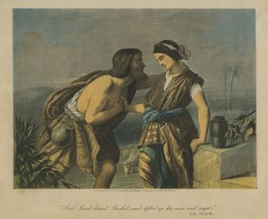 Jakob erklärt seine Liebe zu Rachel - Bibel