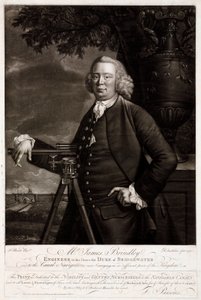 James Brindley, britischer Bauingenieur und Kanalbauer von Unbekannt