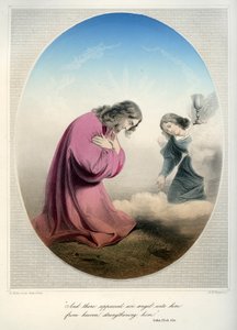 Jesus betet im Garten - Bibel, Neues Testament von Unbekannter Künstler