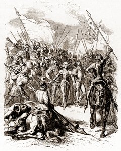 Johanna von Orléans gefangen genommen in Compiègne