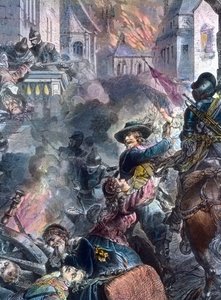 Johann Tserclaes kämpft in der Stadt Magdeburg