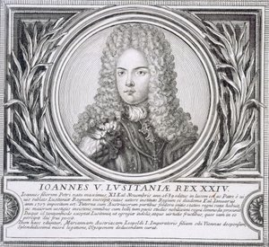 Johann V. von Portugal (Lithografie) von Unbekannt