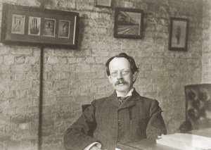 Joseph John Thomson, englischer Physiker, um 1900 von Unbekannter Künstler