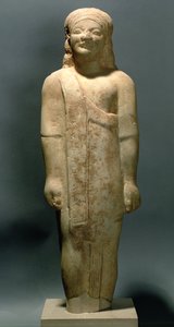 Kouros Dionysermos, Griechisch, Archaische Periode, ca. 600 v. Chr. von Unbekannt