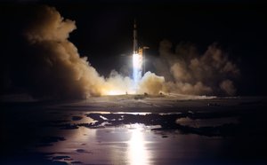 Start der Apollo 17 Mondlandemission von Unbekannt