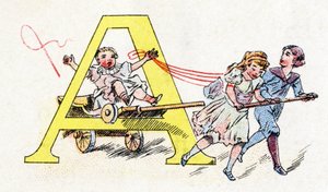 Buchstabe A: Spaß beim Anspannen (Alphabet der Phosphatine Falieres) von Unbekannt